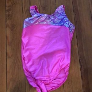 5 item Bundle-Girls Gymnastics Leotards  Sz 7/8